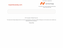 Tablet Screenshot of nopantstuesday.com